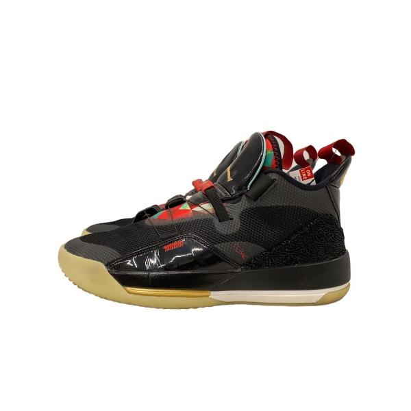 NIKE◆AIR JORDAN XXXIII PF/エアジョーダン/ブラック/BV5072-007/27cm/BLK
