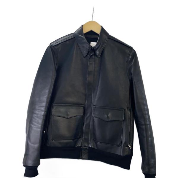 LAD MUSICIAN◇A-2/フライトジャケット/42/レザー/BLK : セカンド