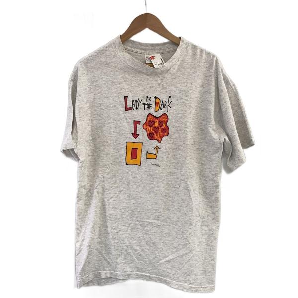 Westbury/90s/Lady In The Dark/Tシャツ/L/コットン/GRY