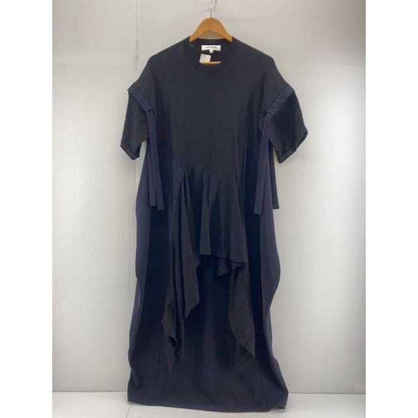 ENFOLD◇24SS/半袖ワンピース/300hs273-2770/MIX FABRIC COMBI DRESS  