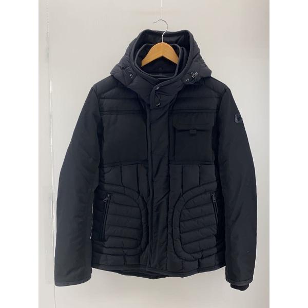 MONCLER◇MONCH GIUBBOTTO/ダウンジャケット/1/ナイロン/BLK