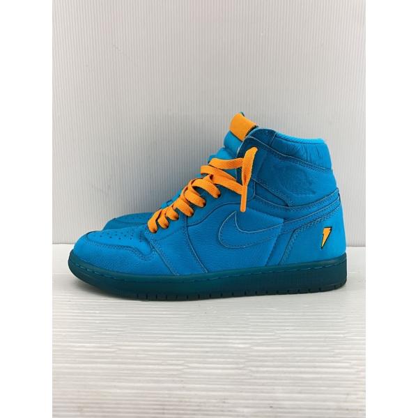 NIKE◆AIR JORDAN 1 RETRO HI OG G8RD/エアジョーダンレトロハイ/ブルー/AJ5997-455//