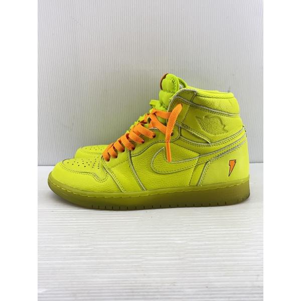 NIKE◆AIR JORDAN 1 RETRO HI OG G8RD/エアジョーダンレトロハイ/イエロー/AJ5997-345//