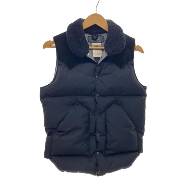 rocky mountain ダウンベスト　サイズ36 Rocky Mountain Featherbed◇ダウンベスト/36/ナイロン/BLK/無地