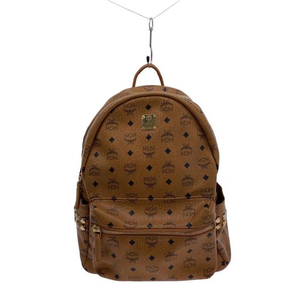 ｍｃｍリュック Mini Stark Side Studs Backpack in Visetos Cognac | MCM ®US