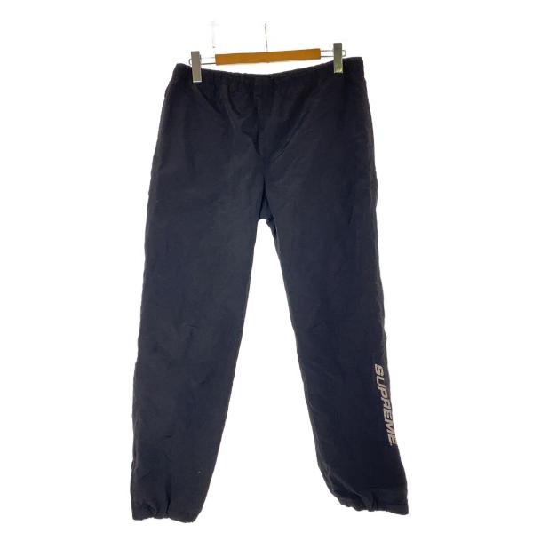 Supreme◇18AW Warm Up Pants/ストレートパンツ/M/ナイロン/BLK