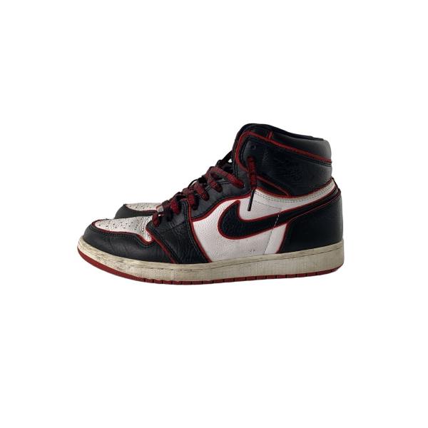 NIKE◆AIR JORDAN 1 RETRO HIGH OG/エアジョーダン1レトロハイ/ブラック/555088-062///