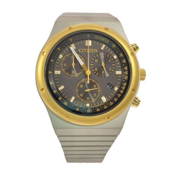 CITIZEN / クォーツ腕時計/アナログ/ステンレス/BLK/SLV/H500-006CSOK CITIZEN◇クォーツ腕時計/アナログ/ステンレス/BLK/SLV/SS/H500