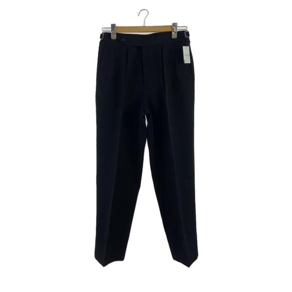 HEUGN◇Aaron Gabardine Black/スラックスパンツ/2/ウール/BLK HEUGN◇Aaron Gabardine Black/スラックスパンツ/2/ウール/BLK