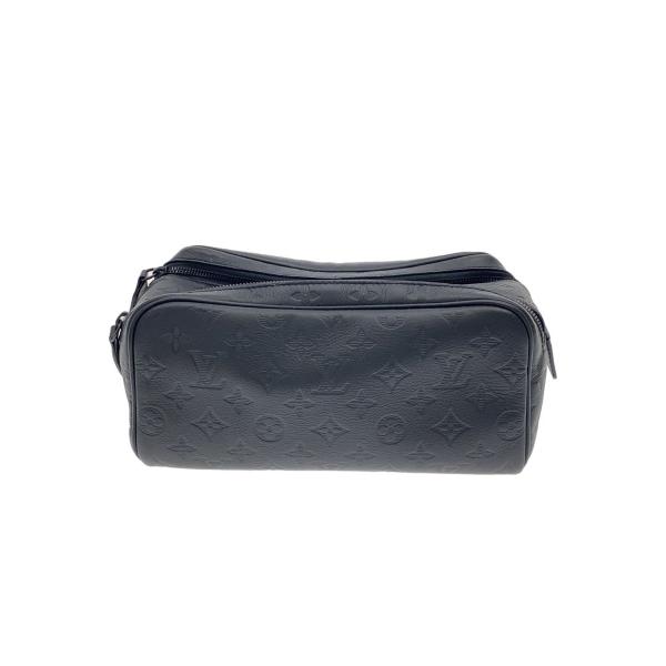 LOUIS VUITTON◇ドップ・キット_モノグラム_トリヨン/レザー/ブラック