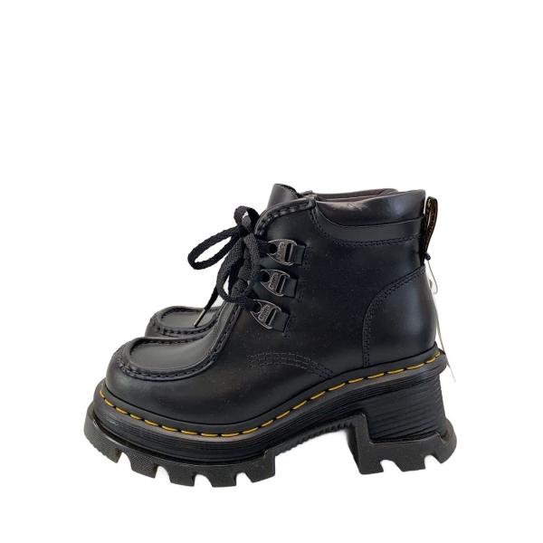 Dr.Martens◇Corran 3i Boot/レースアップブーツ/UK4/ブラック/レザー