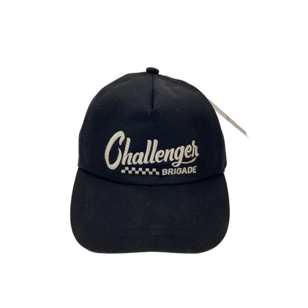CHALLENGER◇RACING CAP/キャップ/ポリエステル/ブラック/メンズ