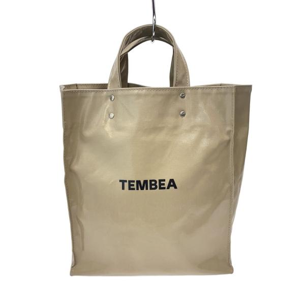 TEMBEA◇PAPER TOTE/トートバッグ/PVC/ベージュ : セカンドストリート