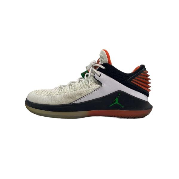 NIKE◆AIR JORDAN XXXII LOW/エアジョーダン/ホワイト/AA1256-100/27.5cm/WHT