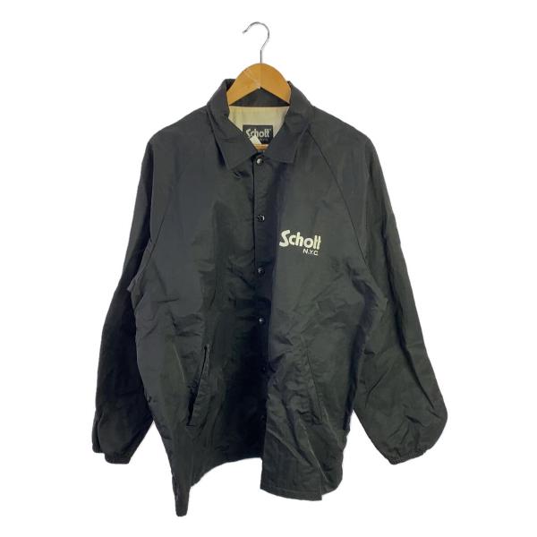 Schott ブラック ナイロンジャケット M Schott◇ナイロンジャケット/3L/ナイロン/ブラック/3102046