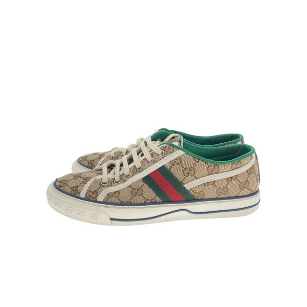 Gucci ブラウン ロゴ スニーカー GUCCI◇ローカットスニーカー/--/ブラウン : セカンドストリートYahoo