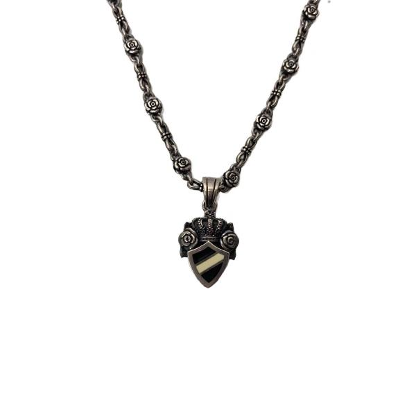 Justin Davis◇ボヘミアンチェーン＋ランブリン ローズ/ネックレス