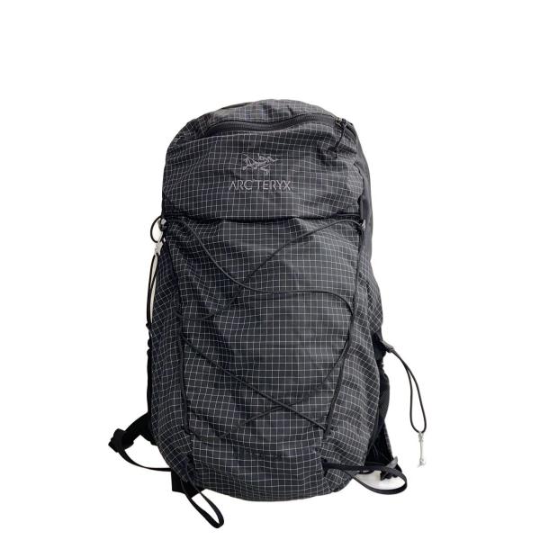 ARC'TERYX◇AERIOS 18 BACKPACK/リュック/ナイロン/BLK/チェック