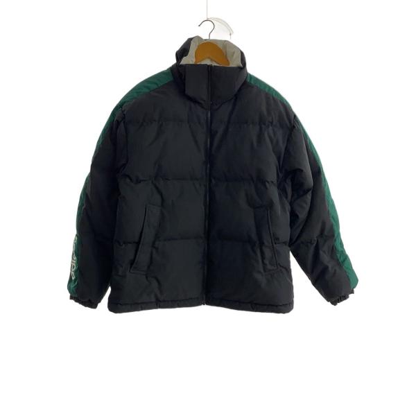 adidas◇リバーシブルダウンジャケット/M/ポリエステル/グリーン