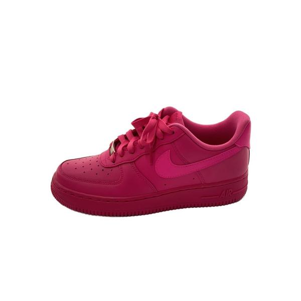 NIKE◇AIR FORCE 1 07_エア フォース 07/24cm/ピンク/レザー