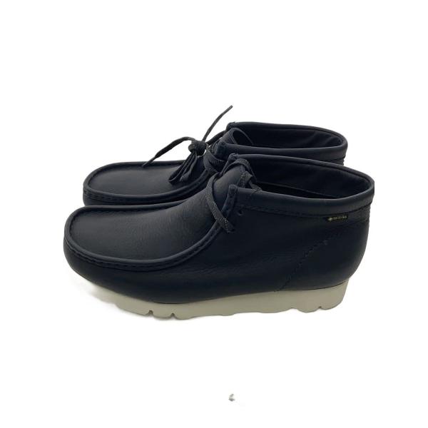CLARKS ワラビー ゴアテックス　25.5 Clarks◇ワラビー/ゴアテックス/シューズ/25.5cm/NVY/レザー/21621