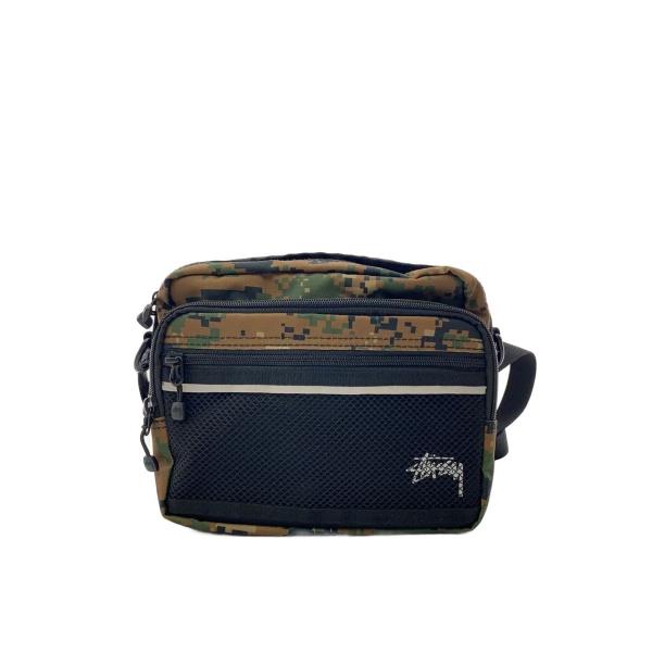 STUSSY◇Digi Camo Shoulder Bag/ショルダーバッグ/ナイロン/KHK