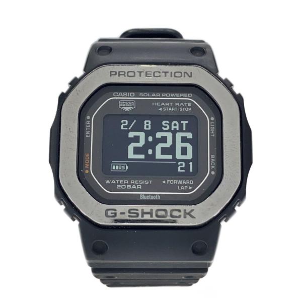 CASIO◇ソーラー腕時計_G-SHOCK/デジタル/ラバー/BLK/BLK : セカンド