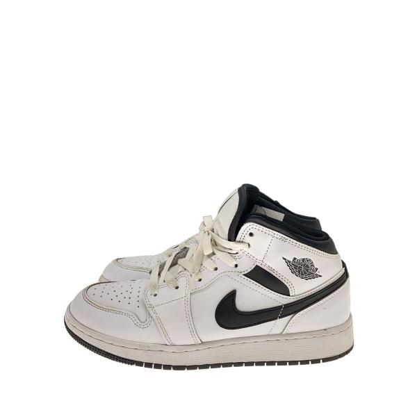 NIKE◇AIR JORDAN 1 MID_エア ジョーダン ミッド/24.5cm/WHT