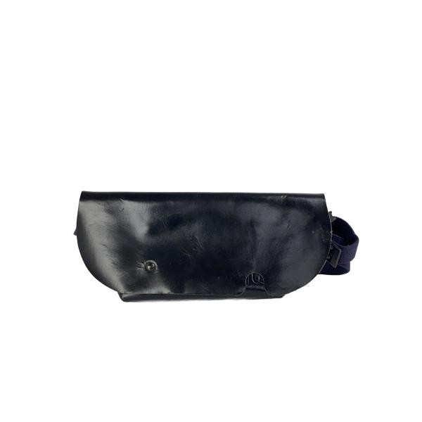 Uni&co. メッセンジャーバッグS LS オールレザー　ブラック　美品 Uni&co◇メッセンジャーバッグ/ショルダーバッグ/レザー/ブラック/無地