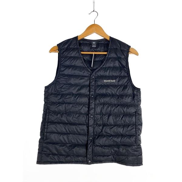 mont-bell US スペリオダウン Vネックベスト mont-bell◇スペリオダウンVネックベスト/S/ナイロン/ブラック/1101577