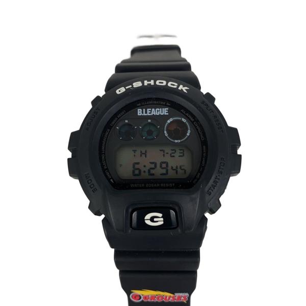CASIO◆富山グラウジーズ/B.LEAGUE/クォーツ腕時計/デジタル/ブラック/DW-6900FS//