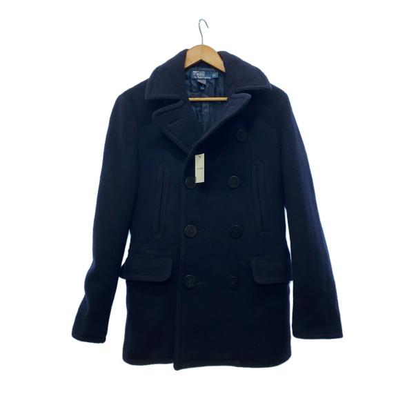 POLO RALPH LAUREN◇ピーコート/S/ウール/NVY/無地// : セカンド