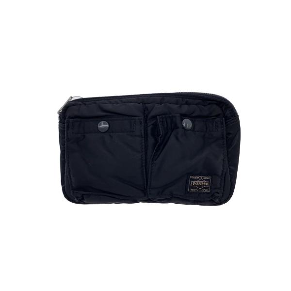 PORTER◇TANKER/タンカー/ウエストバッグ/ナイロン/BLK/無地