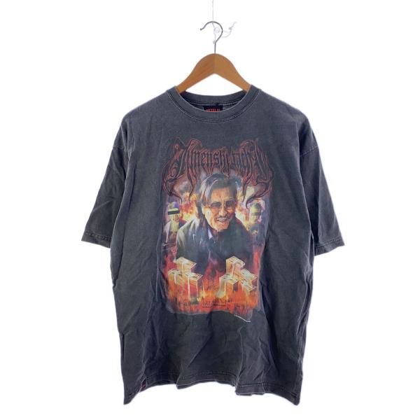 NETFLIX/地面師たち/ハリソン山中/Tシャツ/M/コットン/GRY : セカンド