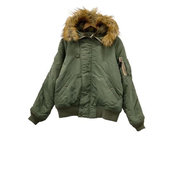 美品■アヴィレックス フライトジャケット N-2B カーキ L 6152176 AVIREX◇N-2B/フライトジャケット/XL/ナイロン/KHK/6152176 : セカンド
