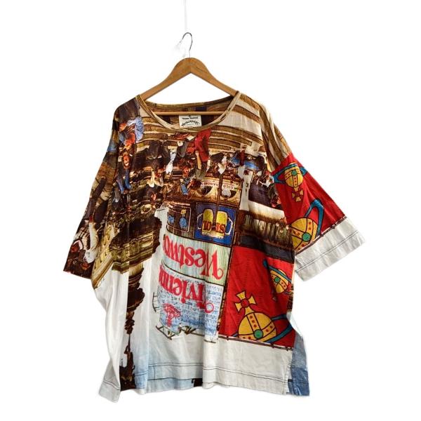 Vivienne Westwood◇ANGLOMANIA/アートプリントTシャツ/38/コットン