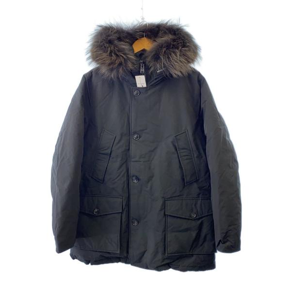 Woolrich◇ARCTIC PARKA TT/ダウンジャケット/XL/コットン/ブラック