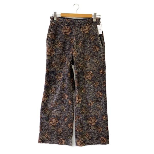 Needles◆Side Tab Trouser-Botanical/ボトム/S/コットン/BRW/総柄/FK090/? NULL ?