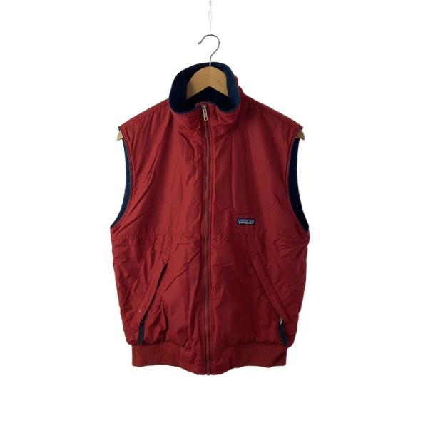 patagonia◇ダウンベスト/S/ナイロン/RED/無地/28501 : セカンド