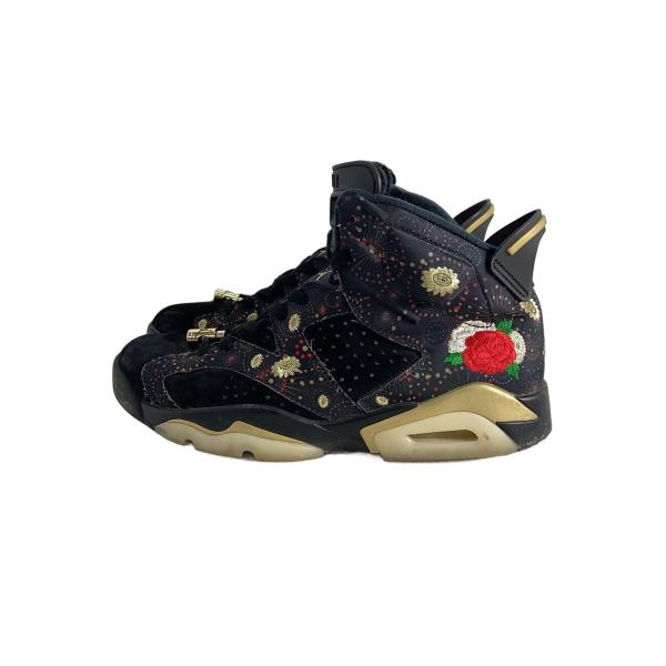 NIKE◆AIR JORDAN 6 RETRO CNY/エアジョーダンレトロ/ブラック/AA2492-021/26.5cm//
