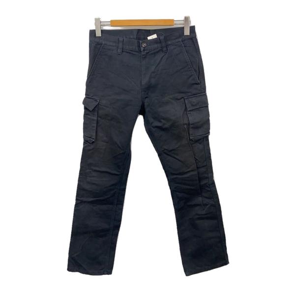 COMME des GARCONS HOMME◇カーゴパンツ/S/コットン/NVY/無地/HL-P015