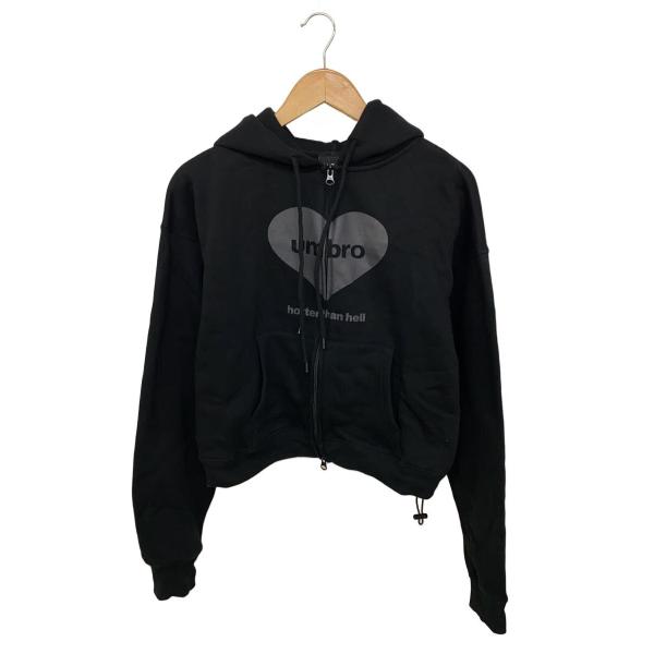 HTH(Hotter than Hell)◇ジップパーカー/FREE/コットン/BLK/HT1286