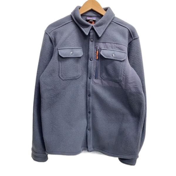 patagonia◇シンチラシャツジャケット/S/ポリエステル/NVY/無地