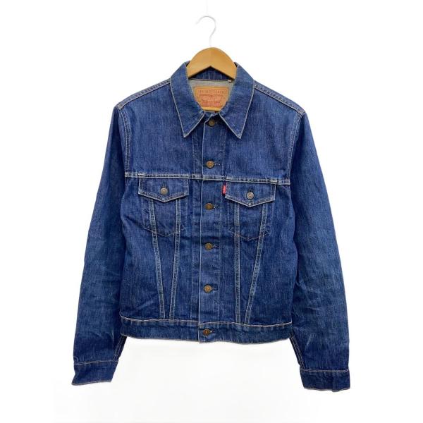 Levi's Vintage Clothing◇USA製/Gジャン/M/デニム/IDG/無地/70505