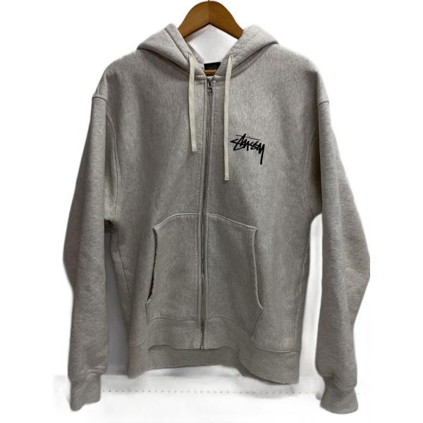 Stüssy 00s Peace and Prosperity総柄ジップパーカー STUSSY◇22AW/Club Crown Zip Hoodie/ジップパーカー/XL/コットン/SLV