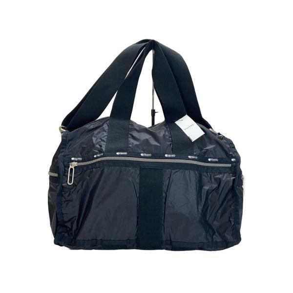 ほぼ未使用品 LESPORTSAC オールブラック ナイロン ボストンバッグ ssol-shopping_2333774950171
