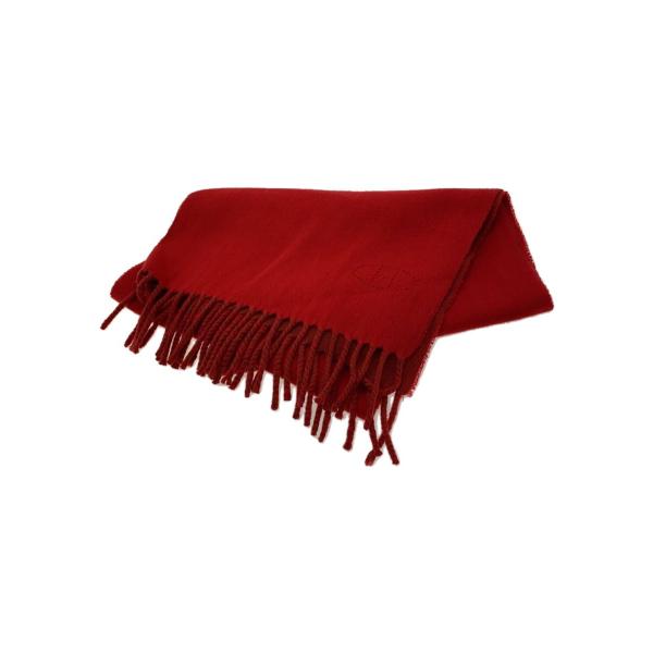 HERMES◇マフラー/カシミア/RED/レディース : セカンドストリートYahoo