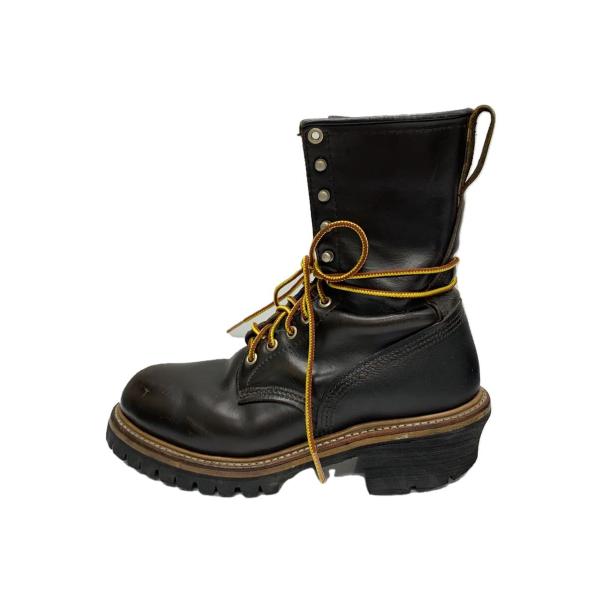 RED WING◇ロガーブーツ/サイズ不明/BLK/レザー : セカンドストリート