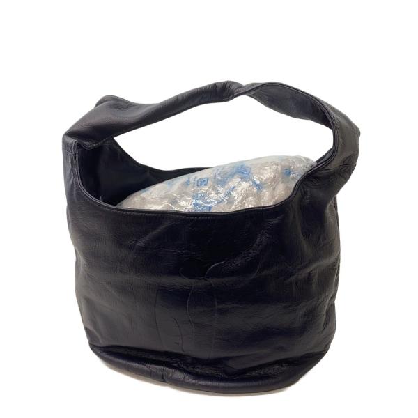 ear PAPILLONNER◇ショルダーバッグ/レザー/NVY/無地 : セカンド