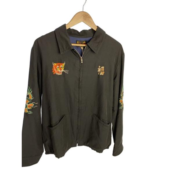 東洋エンタープライズ◇スカジャン/M/コットン/BLK/TT15395 : セカンド